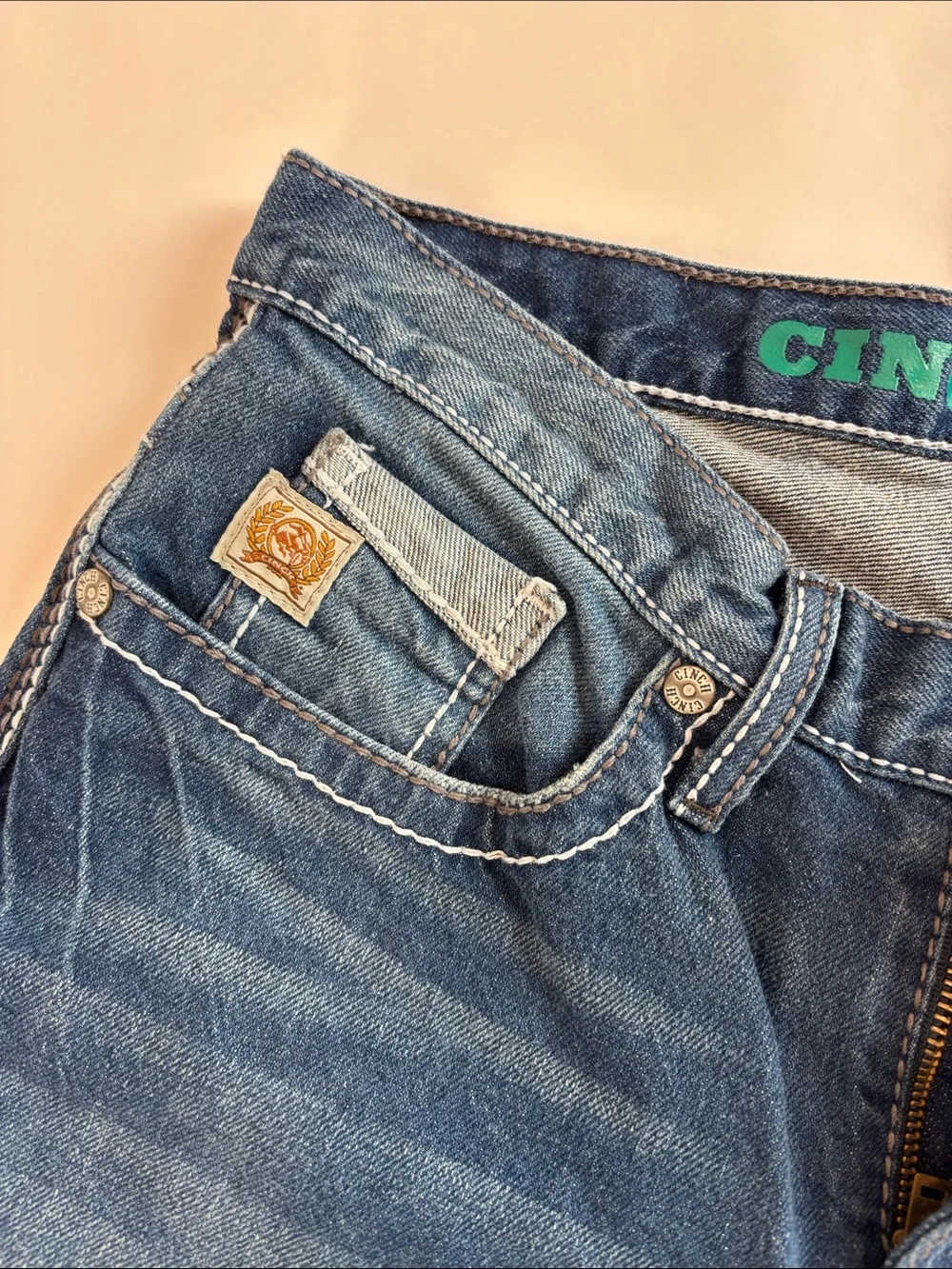 Cinch Grant Slim Straight Blue Jeans